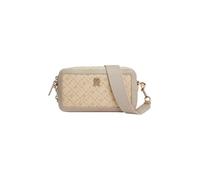 Tommy Hilfiger Monoplay Leather Camera Bag, Crossbody Bag, Monogram Beige, beige