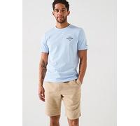 Tommy Hilfiger Monotype All American Left Chest Logo T-Shirt - Light Blue, Light Blue, Size 2Xl, Men Light Blue