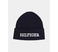 Tommy Hilfiger Monotype Mens Beanie - Blue Cotton - One Size