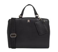 Tommy Hilfiger Monotype Satchel Shoulder bag AW0AW17020BDS - Woman Black 35 x 11 x 28