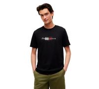 Tommy Hilfiger MSW Flag Graphic Jersey T-Shirt - Black