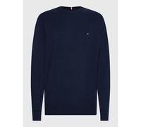 Tommy Hilfiger Organic Cotton Cashmere Mens Crew Sweater - Blue - Size X-Large