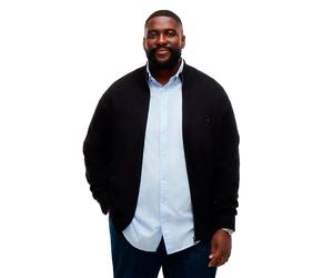 Tommy Hilfiger Mw0mw34107 Plus Size Full Zip Sweater