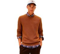 Tommy Hilfiger Men Essential Structure Crew Neck MW0MW36347 Pullover Sweater, Brown, S