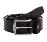 Tommy Hilfiger New Denton 3.5 Belt Leather AM0AM08360990-100 cm - Man - Genuine Leather Black 100 cm