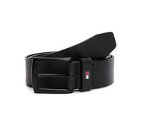 Tommy Hilfiger Men’s Denton Matte 3.5 Leather Belt, Black (Black), 35.4 inches