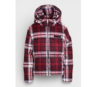 Tommy Hilfiger New York Tartan Puffer Jacket Red - L