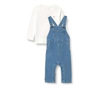 Tommy Hilfiger Newborn DENIM DUNGAREE PANTS KN0KN02199 DENIM (Denim Medium 01) 18 Month