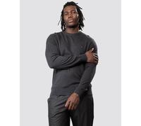 Tommy Hilfiger Organic Cotton Cashmere Mens Crew Sweater - Grey - Size Medium