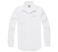 Tommy Hilfiger - Original Flag Stretch Long Sleeve Shirt - White - Medium