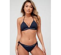 Tommy Hilfiger Original Side Tie Cheeky Bikini Brief - Navy, Navy, Size M, Women Navy