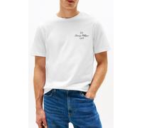 Tommy Hilfiger Outline Flag Script Regular Fit T-shirt White size S | Basic T-Shirts Outlet | Men | White S