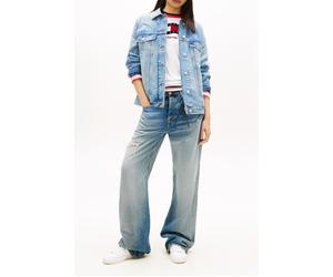 Tommy Hilfiger Oversized Trucker Jacket Denim Light size XS | Denim Jackets Outlet | Women | Blue XS