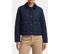 Tommy Hilfiger Women's PADDED FLAG QUILTED JACKET WW0WW47998 Other Jackets, BLUE (Dark Night Navy), L