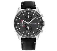 Tommy Hilfiger Parker 1791838 Men's Watch - 44mm Grey Dial Leather