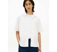 Tommy Hilfiger Performance Seersucker Mens Short Sleeve Shirt - Ivory Petal/Ecru Stripe - Ivory Petal/Ecru Stripe - XL