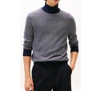 Tommy Hilfiger Pima Cotton Cashmere Herringbone Desert Sky/ivory Petal size 3XL | Turtlenecks Outlet | Men 3XL