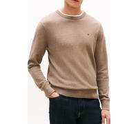 Tommy Hilfiger Pima Cotton Cashmere Sweater Coastal Taupe Heather size S | Sweaters Outlet | Men | Black S