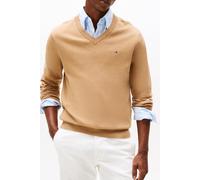 Tommy Hilfiger Pima Cotton Cashmere Sweater Timeless Camel size S | Sweaters Outlet | Men | Brown S