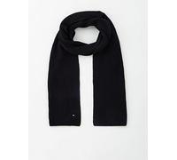 Tommy Hilfiger TH FLAG PIMA COTTON CASH SCARF Scarf AM0AM12847BDS - Man - Cotton Black OS