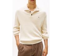 Tommy Hilfiger Pima Cotton Mock Neck Sweater Heathered Oatmilk size XXL | Sweaters Outlet | Men XXL