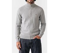 Tommy Hilfiger Pima Org Cotton Cashmere Light Grey Heather size L | Cardigans Outlet | Men | Gray L