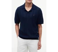 Tommy Hilfiger Pointelle Structure Carbon Navy Heather size XL | Poloshirts Outlet | Men | Blue XL
