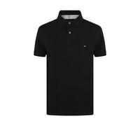 Tommy Hilfiger Men’s Short Sleeve 1985 Regular Fit Polo Shirt, Black (Black), S