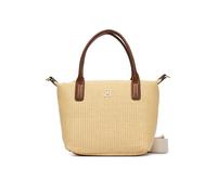 Tommy Hilfiger POPETTE MINI TOTE RA Women's Natural Raffia Bag, OS