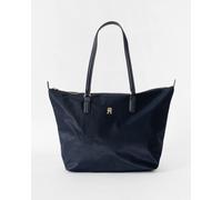 Tommy Hilfiger TH Monogram Plaque Tote Bag One Size Blue