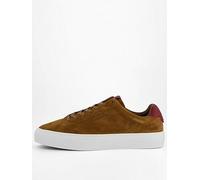 Tommy Hilfiger Premium Dress Cupsole Suede Trainers - Brown, Brown, Size 42, Men Brown