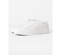 Tommy Hilfiger Premium Dress Nappa Leather Mens Cupsole Trainers - White - White - UK8 EU42 US9