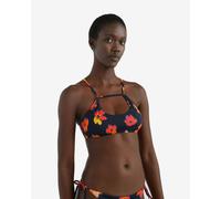 Tommy Hilfiger Print Flower Bikini Top Navy Blue Orange Women - S