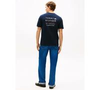 Tommy Hilfiger Pure Cotton Crew Neck Back Graphic T-Shirt Navy