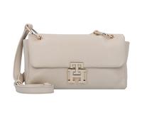 Tommy Hilfiger Pushlock Shoulder bag Genuine Leather 22 cm beige
