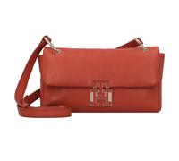 Tommy Hilfiger Pushlock Shoulder bag Genuine Leather 22 cm red