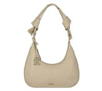 Tommy Hilfiger Pushlock Shoulder Bag Leather 28 cm white