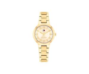 Tommy Hilfiger Quartz Analog Watch for Women with Gold Toned Steel Bracelet