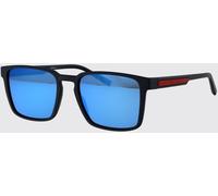 Tommy Hilfiger Rectangular Acetate Sunglasses with Contrasting Logo - Size: 55 - male