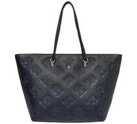 Tommy Hilfiger Refined Tote Monogram, Shopper Tote Bag, Shoulder Bag, Dark Blue, blue, One Size