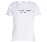 Tommy Hilfiger Reg Corp Logo Regular Fit Short Sleeve T-shirt White L Women