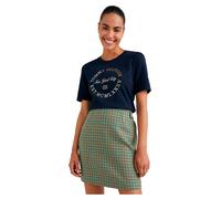 Tommy Hilfiger Reg Metallic Roundall Short Sleeve T-shirt Blue S Women