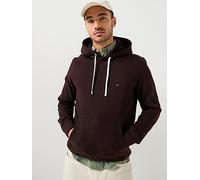 Tommy Hilfiger Regular Fit Essential Fleece Overhead Hoodie, Dark Brown, Size 2Xl, Men Dark Brown