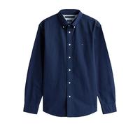 Tommy Hilfiger Regular Fit Oxford Shirt Preppy Navy/Desert Sky Solid - XL