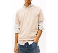 Tommy Hilfiger Regular Linear Logo T-shirt Gulf Sand size S | Basic T-Shirts Outlet | Men | Brown S