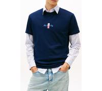 Tommy Hilfiger Regular Signature Block T-shirt Dark Night Navy size M | Print T-Shirts Outlet | Men | Black M