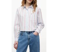 Tommy Hilfiger Relaxed Crop Shirt Kingly Blue/multi Stripe size XS | Longsleeves Outlet | Women | Blue XS
