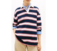 Tommy Hilfiger Relaxed S-flag Stripe Dark Night Navy/multi Stripe size XS | Longsleeves Outlet | Women | Black XS