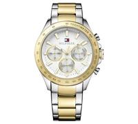 Tommy Hilfiger Riley 1791226 Men's Multifunction Watch - 44mm White Dial Two-Tone Bracelet