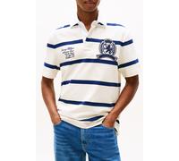 Tommy Hilfiger S/s Rugby Polo Classic Fit Navy/ivory Petal size M | Poloshirts Outlet | Men | Blue M